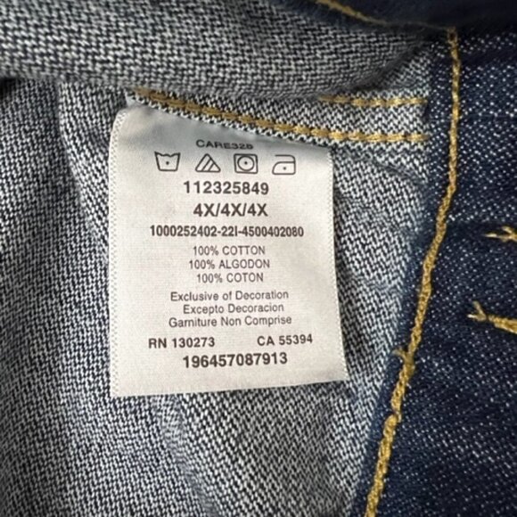 Wrangler Women's Memory Maker Denim Jacket Dark Wash - Picture 7 of 8